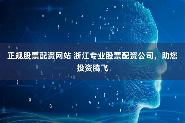 正规股票配资网站 浙江专业股票配资公司，助您投资腾飞